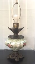 Gone With the Wind GWTW Hand Painted Floral Lamp 26” Tall No Shade picture