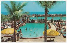 1960s President Madison Hotel Pool Party Miami Beach Florida FL Vintage Postcard picture