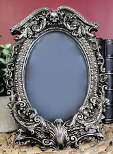 Gothic Baroque Style Masque of The Black Roses Skull Table Or Wall Mirror Decor picture
