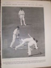 Photo article Cricket Captain C H Congdon bats Navy v Air Force 1928 ref Y2 picture