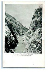 c1905s Picturesque Platte Canon, Southern Railway & Colorado CO Postcard picture