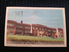 Vintage 1949 Post Card Saint John New Brunswick Vocational School  picture