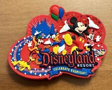Disneyland Celebrate Everyday Disney Rubber Fridge Magnet Pluto Goofy RARE VTG picture