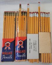 48 Unsharpened Vintage Pencil Lot Wallace Conquest Venus Forum Mallard Armada picture