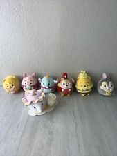 disney ufufy plush Lot Of 7 NWT Mixed Lot Pooh Dumbo Mrs Pots Chip Piglet (READ) picture