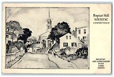 c1910's Baptist Hill Scene Mystic Connecticut CT Mystic Art Association Postcard picture