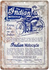 1915 Indian Motorcycle Dual Clutch Vintage Ad Reproduction Metal Sign F30 picture