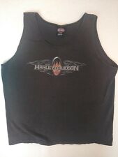 Genuine Harley Davidson Black Hills Harley Brown Tank Top Size XL Made in USA picture