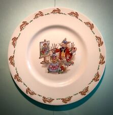 Royal Doulton Bunnykins Artist Painting Children Plate 1984 - picture