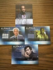 Lot Of 4 Alphas Season 1 Cards Malik Yoba Autograph And 3 Relics picture