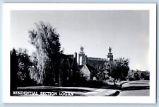 Utah UT Postcard RPPC Photo Residential Section Logan c1940's Unposted Vintage picture