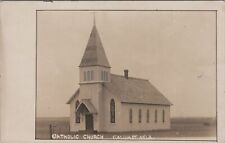 Catholic Church Calumet Oklahoma c1910s? RPPC Photo Postcard picture