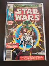 Star Wars 1977 No. #1 Luke Skywalker Marvel Newsstand Edition Comic Book picture