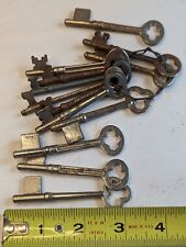Vintage Skeleton Metal Keys Germany and unbranded / rusty picture