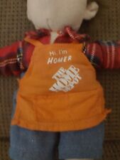 Home Depot Homer Plush Doll Collectible Vintage picture