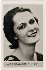 European Beauty Queens orig 1930s German real photo collector's cards - Lot of 5 picture