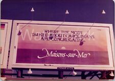 Vtg 1977 Maisons-sur-Mer Luxury Condos Billboard Sign Myrtle Beach SC picture