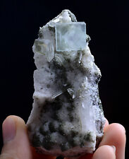 67g Natural Transparent Fluorite & Crystal Mineral Specimen /Yaogangxian  China picture