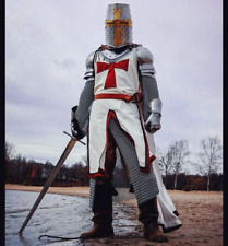Medieval knight suit Crusader Armor LARP Reenactment Cosplay Costume picture
