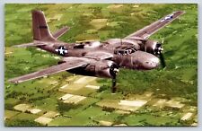 Douglas A-26 Invader, USA Military Attack Bomber Aircraft Plane, WW2, Postcard picture