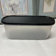Tupperware Modular Mates Super Oval #2, 8.5 Cup Container #2400B-2 W/ Black  Lid picture