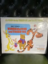 Vintage 1974 Disney Winnie The Pooh And Tigger Too Movie Poster 29 x 24 picture