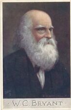 William Cullen Bryant Quinnell Signed Tuck Postcard-American Poet and Journalist picture