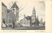 M.E. Church on Main Street, Osceola, Iowa D.R. Robinson c1900s Vintage Postcard picture