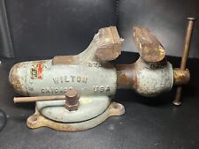 Rare Vintage Wilton Vise Toddler 2.5” 1953 Original Paint/Decal With Swivel Base picture