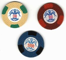 Casino Royal Casino Chips, Noumea New Caledonia - Lot of 3 picture
