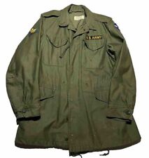 Vintage 60s OG-107 Sateen M-1951 US Army Field Jacket Small Regular AK8 picture