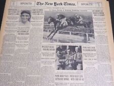 1937 SEPT 19 NEW YORK TIMES SPORTS -BOXING CARNIVAL AT THE POLO GROUNDS- NT 7006 picture