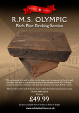 Genuine Original 1911 RMS OLYMPIC / TITANIC Pitch Pine Decking 18
