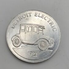 Vintage Sunoco Oil Classic Car Collector Detroit Electric Six Token 1921 picture