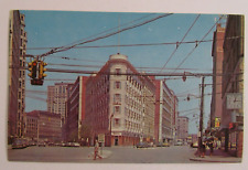 1950s Cleveland OH Huron Prospect Intersection Ohio Vintage Postcard Unposted picture