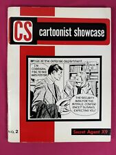 RARE 1/500 May, 1968 CARTOONIST SHOWCASE #2 Fanzine -RUSS MANNING VF/NM picture