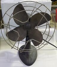 Montgomery Ward Fan Art Deco Industrial Electric Antique Vtg Desk Black READ picture