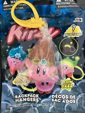 KIRBY BACKPACK HANGERS GITD GLOW IN THE DARK FIRE KIRBY SERIES 3 NEW picture