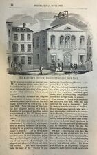 1854 Mariner's Church Roosevelt Street New York City picture