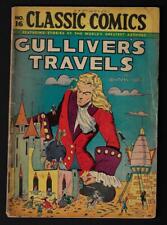 Classic Comics Gulliver's Travels, No. 16, HRN28 - Good picture