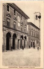 CPA AK FOSSOMBRONE Town Hall and Bishop ITALY (394660) picture