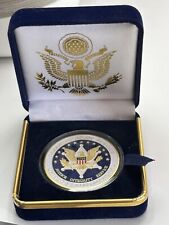 US Federal Marshal Service Special Agent Challenge Coin With Blue Velvet Case picture