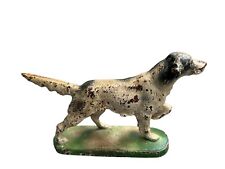 Antique Hubley Cast Iron Hunting Pointer Retriever Bird Dog Bookend Door Stop picture