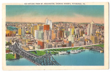 Pittsburgh Pennsylvania c1930's downtown skyline, business district, river picture