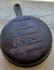 WAGNER'S 1891 ORIGINAL CAST IRON COOKWARE 6 1/2 INCH SKILLET MADE IN USA picture