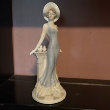 Lladro STYLE Beautiful Lady And Birds Figurine MINT picture