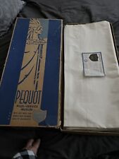 5 Unused Vintage INDIAN PEQUOT Plus-Service MUSLIN 81x108 SHEETS in BOX picture