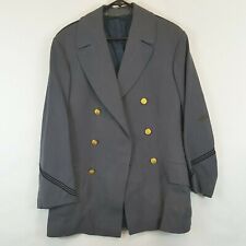 VTG WEST POINT USMA CADET Uniform Military Dress Jacket Pea Coat picture