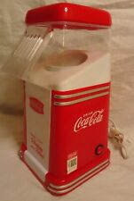 Coca-Cola Mini Retro Popcorn Maker Fishtail Logo Hot Air Machine by Nostalgia picture