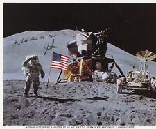 Astronaut Archives offers signed Jim Irwin on the moon Apollo 15 litho picture